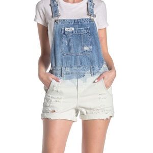 Blank NYC Denim Short Overalls Size 26